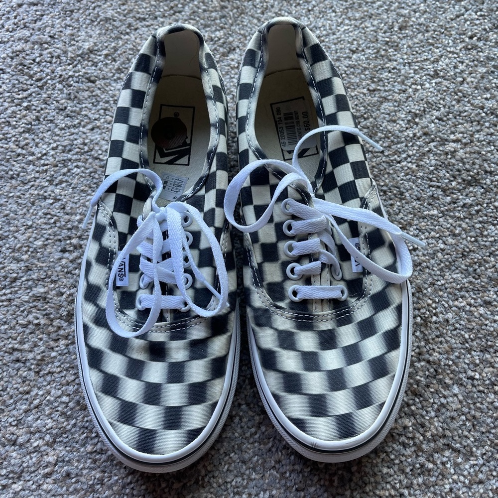 Blurred Checkered vans